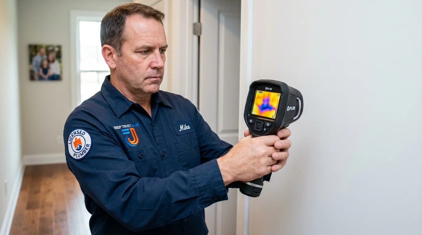 Thermal imaging leak detection by Johns Plumbing LLC in Chicago